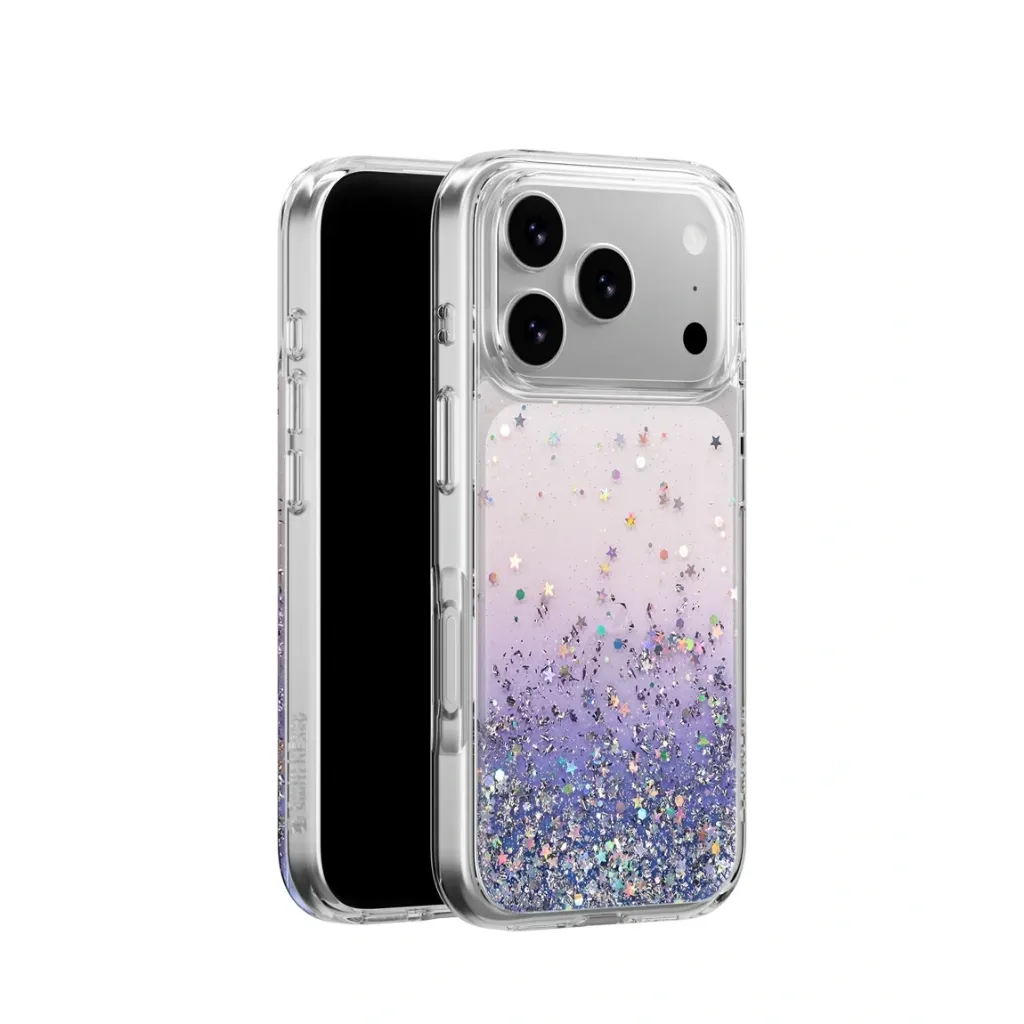 [75603501] SwitchEasy Starfield 3D Glitter Shockproof Case for iPhone 17 Pro -Twilight