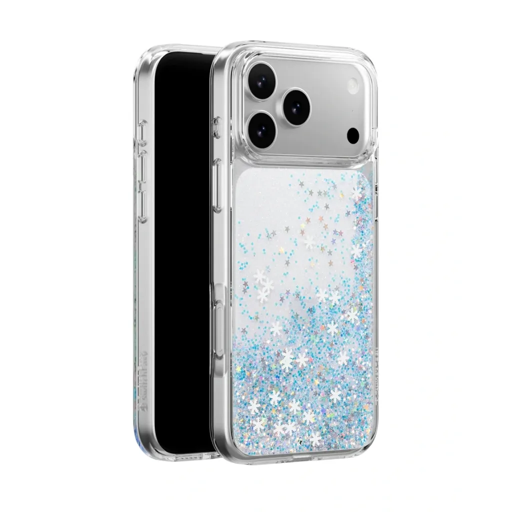 [75603601] SwitchEasy Starfield 3D Glitter Shockproof Case for iPhone 17 Pro max -Frozen