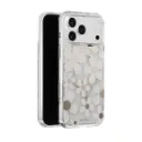 SwitchEasy Fleur 3D Patterned Shockproof Case for iPhone 17 Pro Max | MagSafe - Golden gray