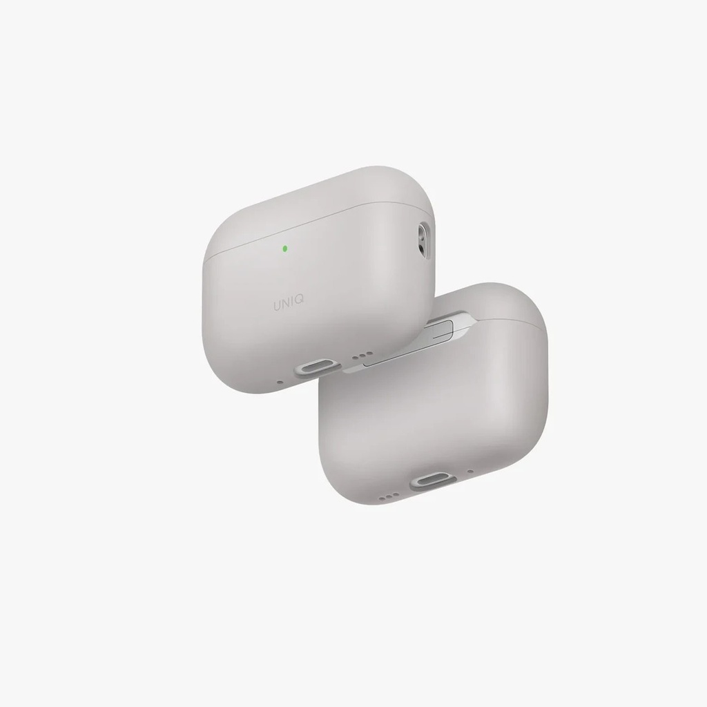 UNIQ Lino Hybrid Silicone Case For AirPods Pro 3 - Beige Ivory