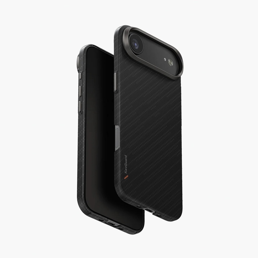UNIQ KEVA EDGE GENUINE ARAMID FIBER CASE IPHONE  AIR-CARBON BLACK