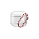 Viva Madrid Clar Case for Airpods 3 With Rose Gold Keychain - Clear