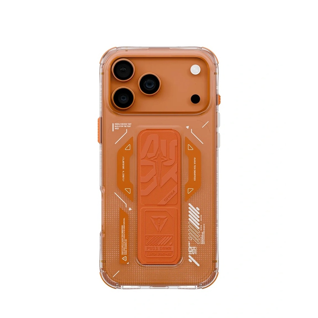 SKINARMA HELIO GRIP-STAND CASE IPHONE 17 PRO - ORANGE