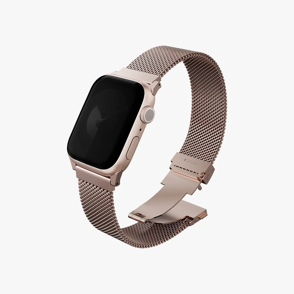 UNIQ DANTE PRO APPLE WATCH SELF-ADJUSTABLE MESH STEEL BAND 49/46/45/44MM- ROSE