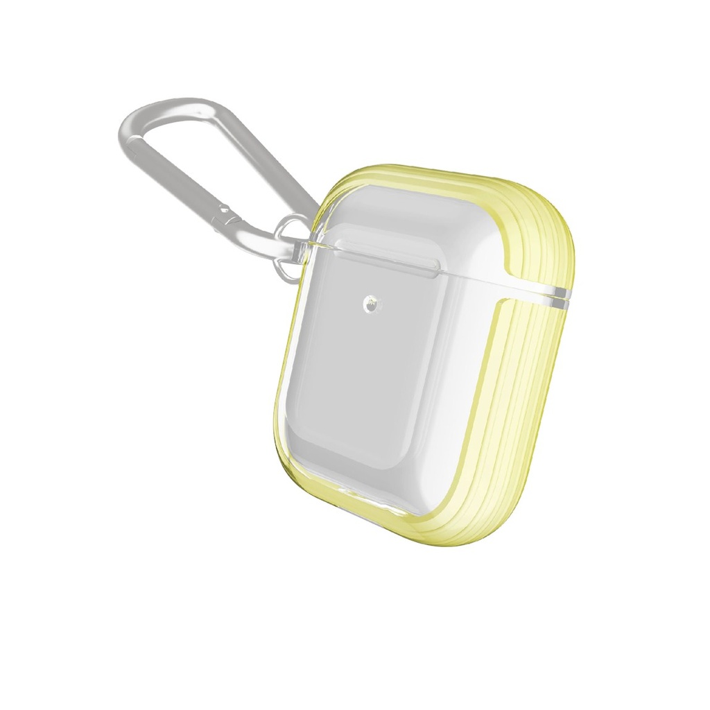 X-Doria Defense Clear Trek Case for AirPods - Yellow
