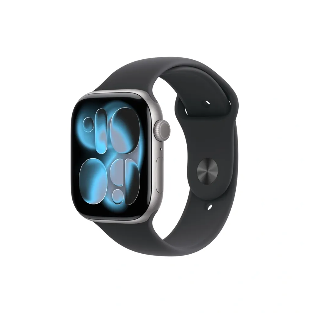 [40105603] Apple Watch Series 11, GPS, Aluminum Case with Sport Band (Space Gray, 42mm)