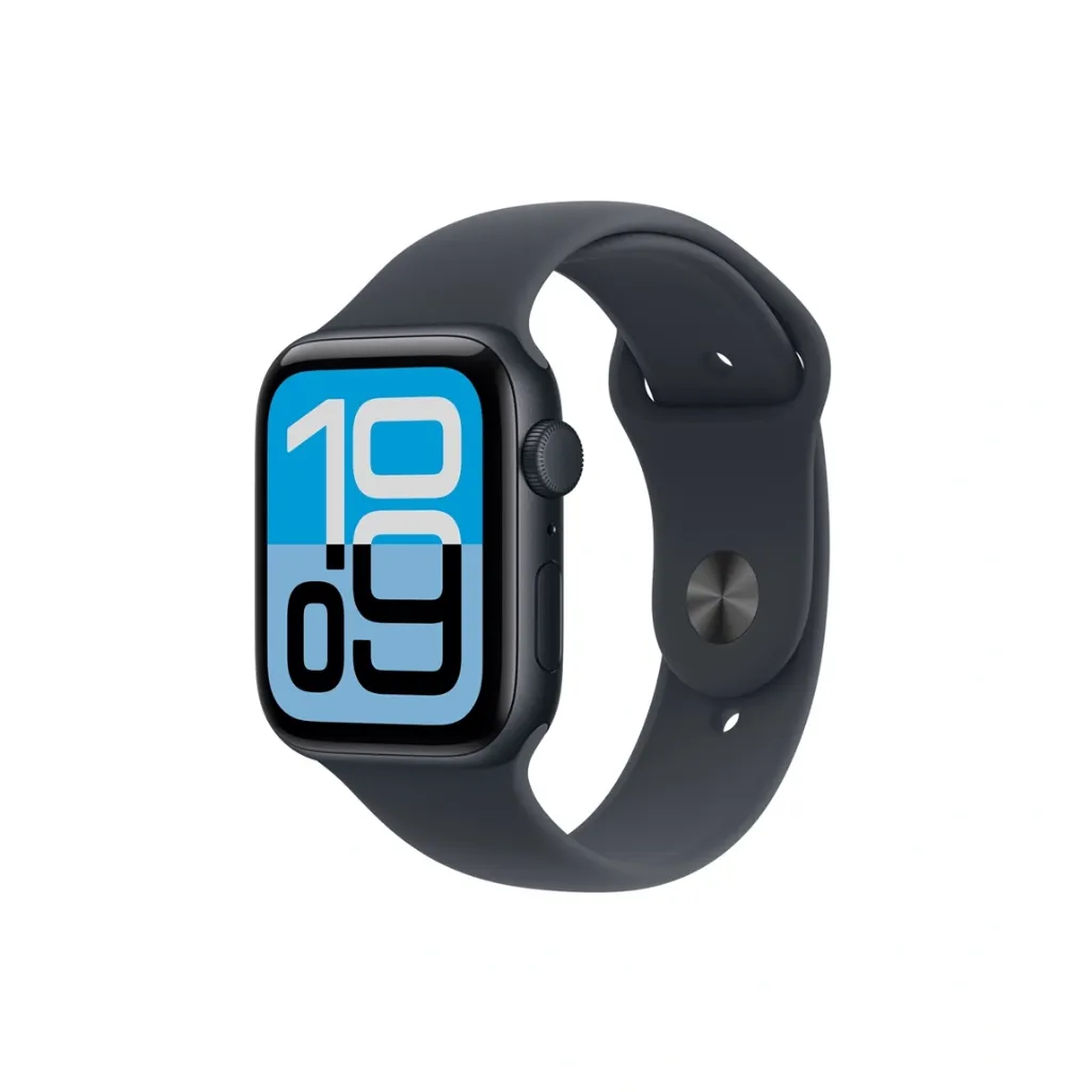 [40104001] Apple Watch SE 3, GPS, Aluminum Case with Sport Band (Midnight, 40mm)