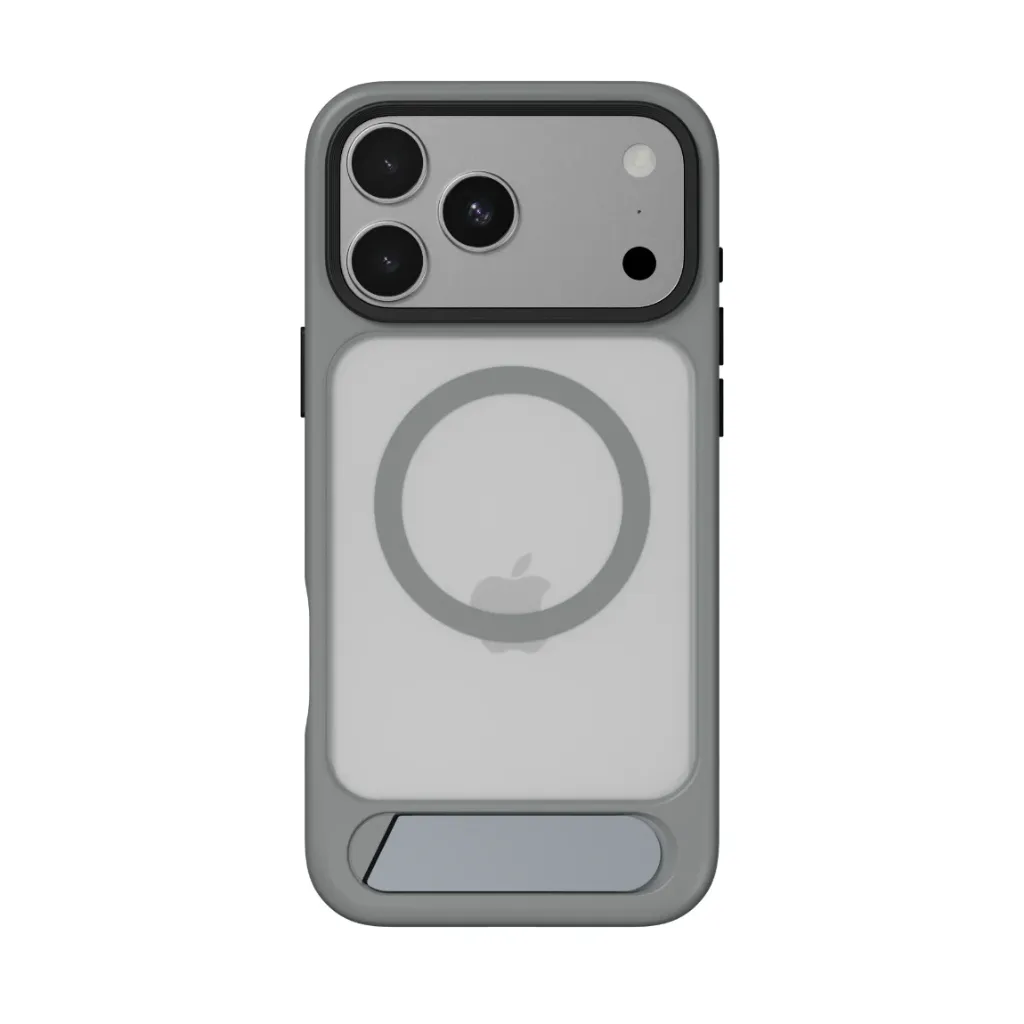 SwitchEasy EasyStand M Stand Guard Protective Case for iPhone 18 Pro Max-17 Pro Max -Concrete