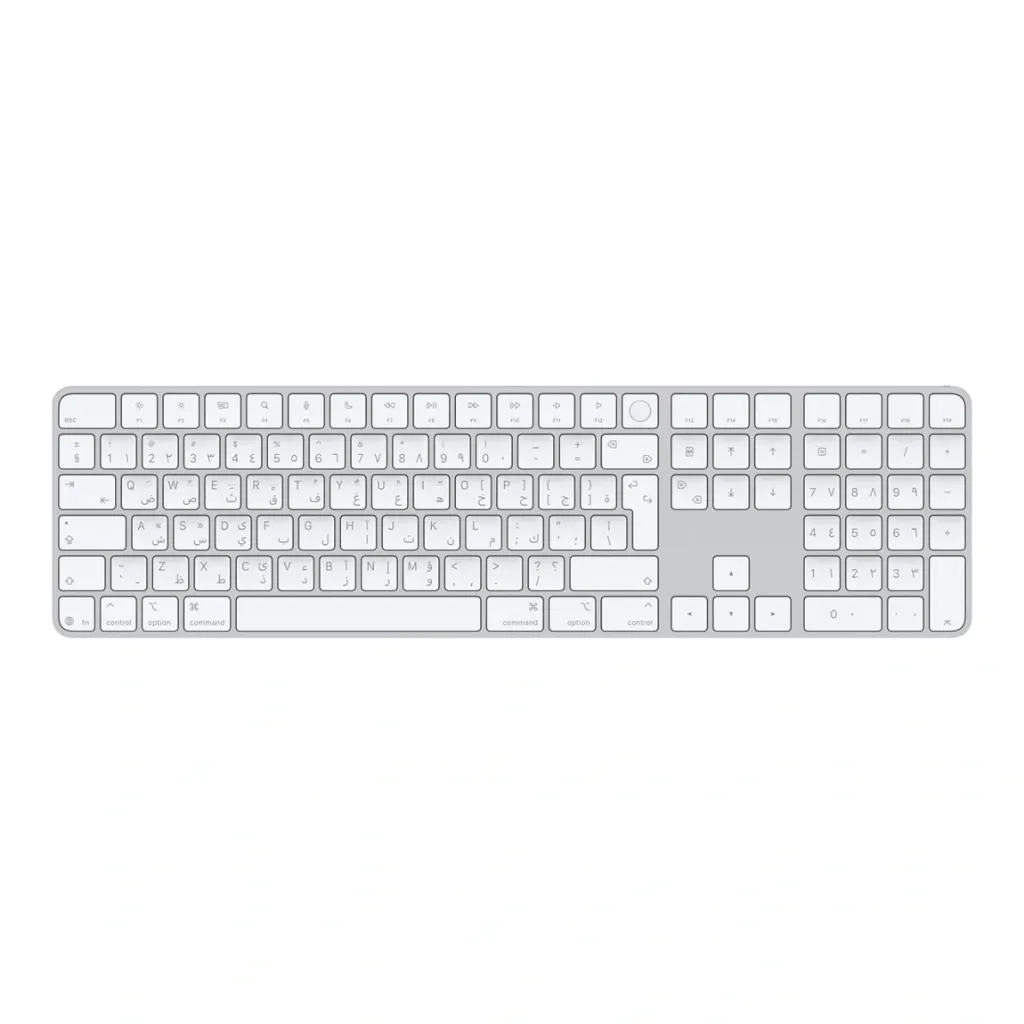 Apple Magic Keyboard with Touch ID and Numeric Keypad with Apple silicon (USB–C) - Arabic