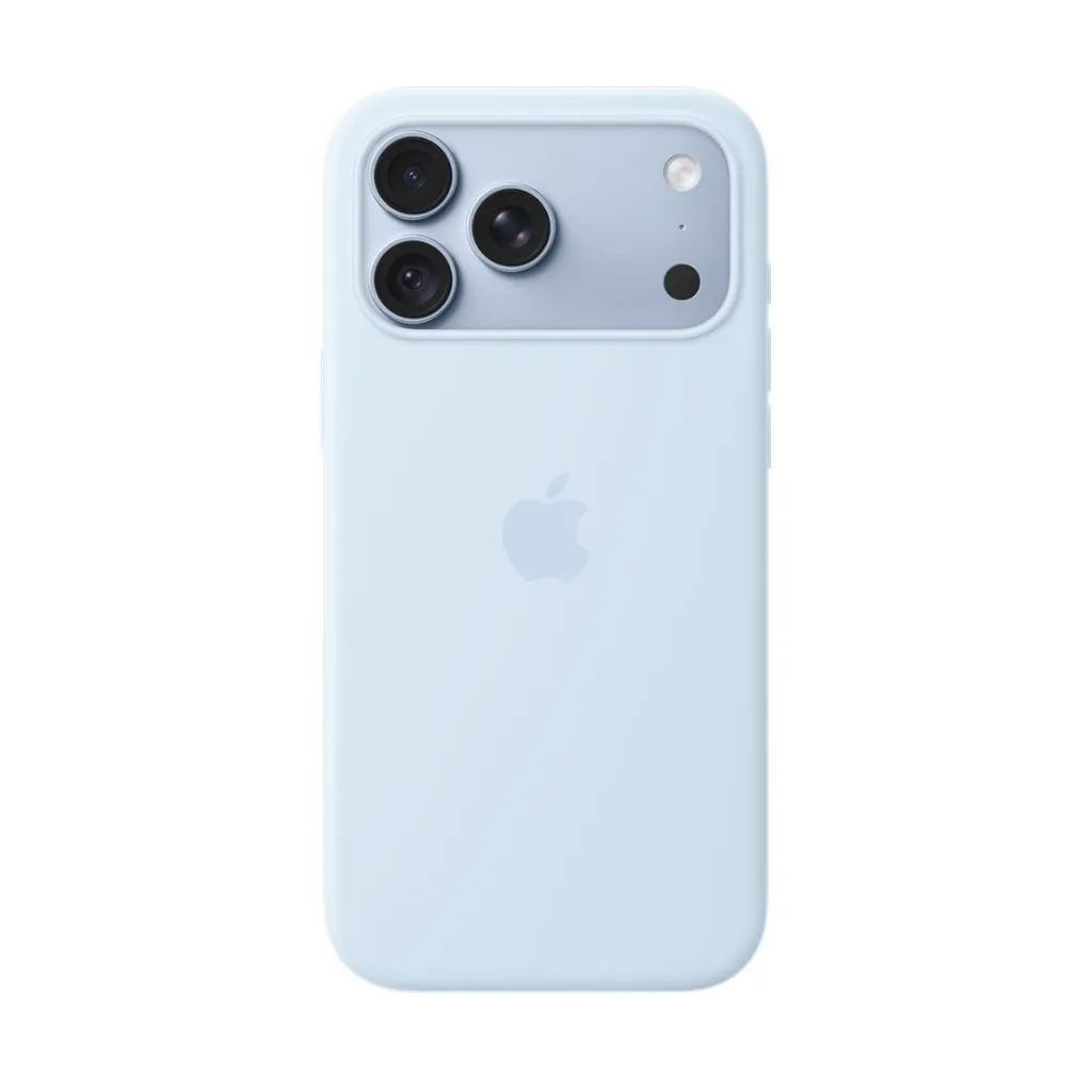 iPhone 18 Pro Max Silicone Case with MagSafe - Crisp Blue