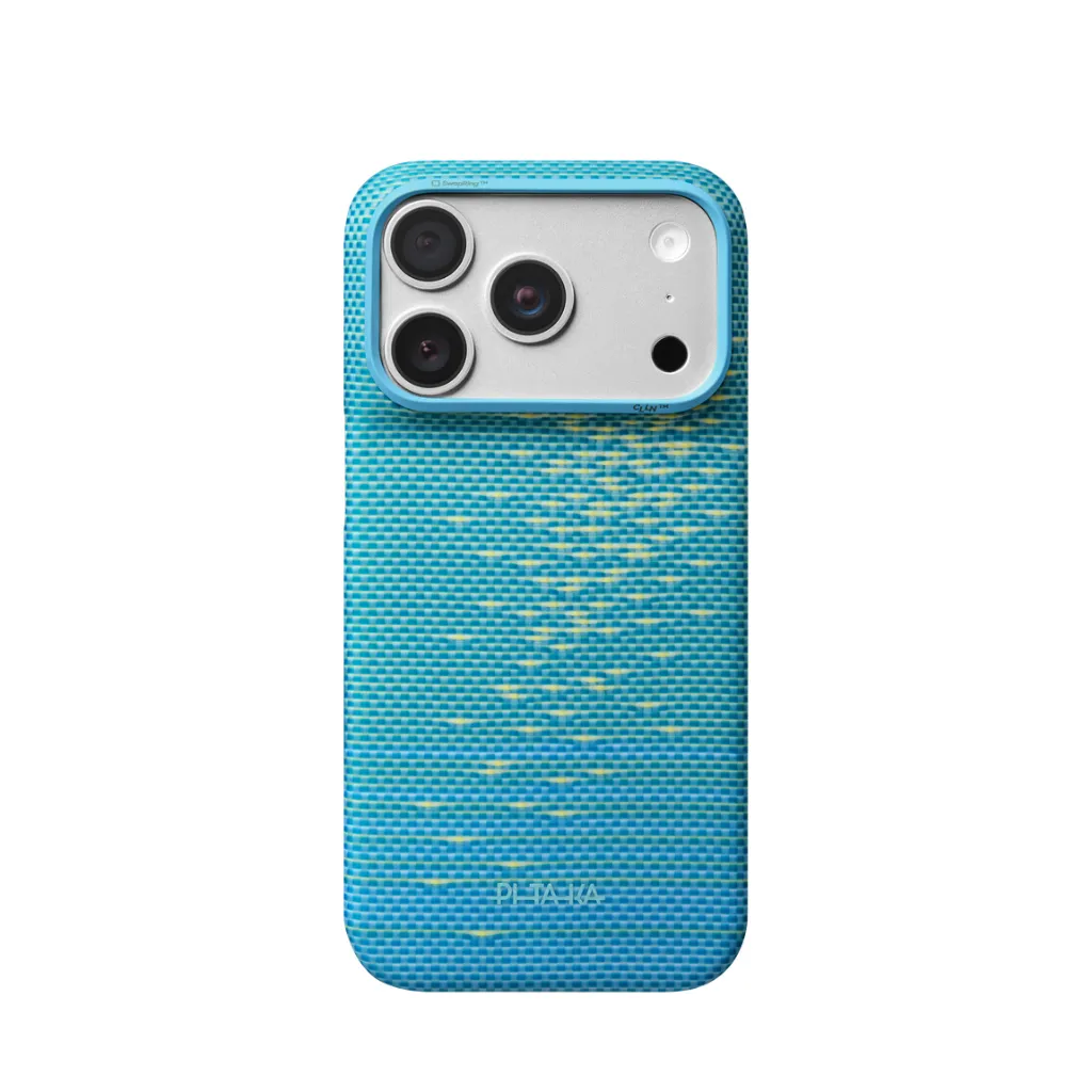 Pitaka Edge Case For iPhone 18 Pro - Lucid Blue (PitaTap)