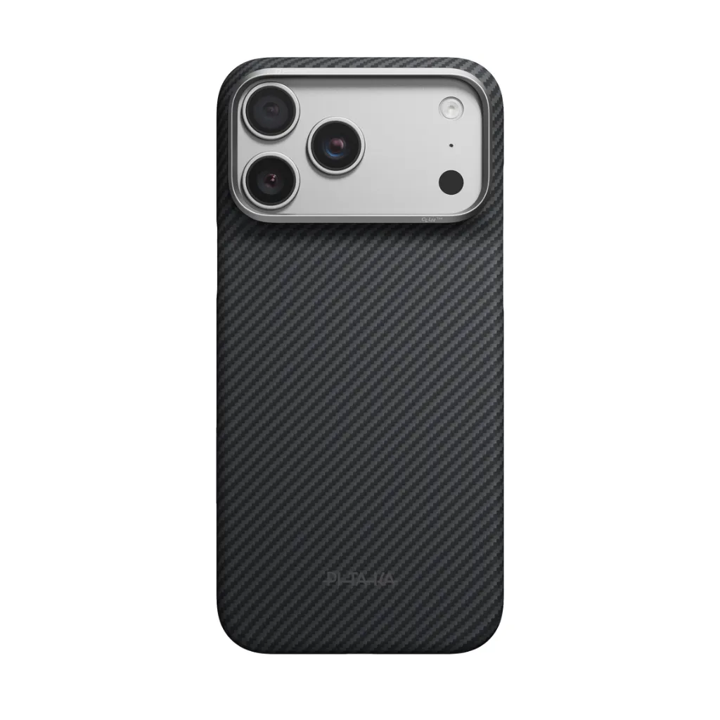 Pitaka Edge Case For iPhone 18 Pro Max - 600D Black/Grey (Twill)(PitaTap)