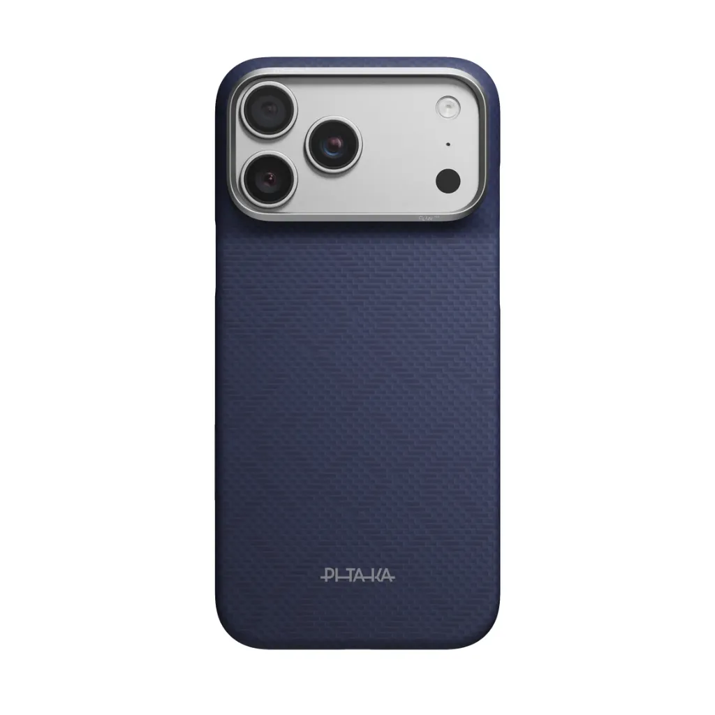 Pitaka Edge Case for iPhone 18 Pro Max - PTK Weaving - Sapphire Blue (PitaTap)