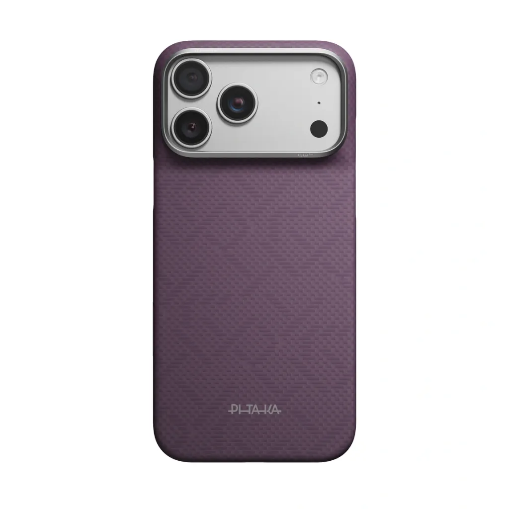 Pitaka Edge Case for iPhone 18 Pro Max - PTK Weaving - Charoite Purple (PitaTap)