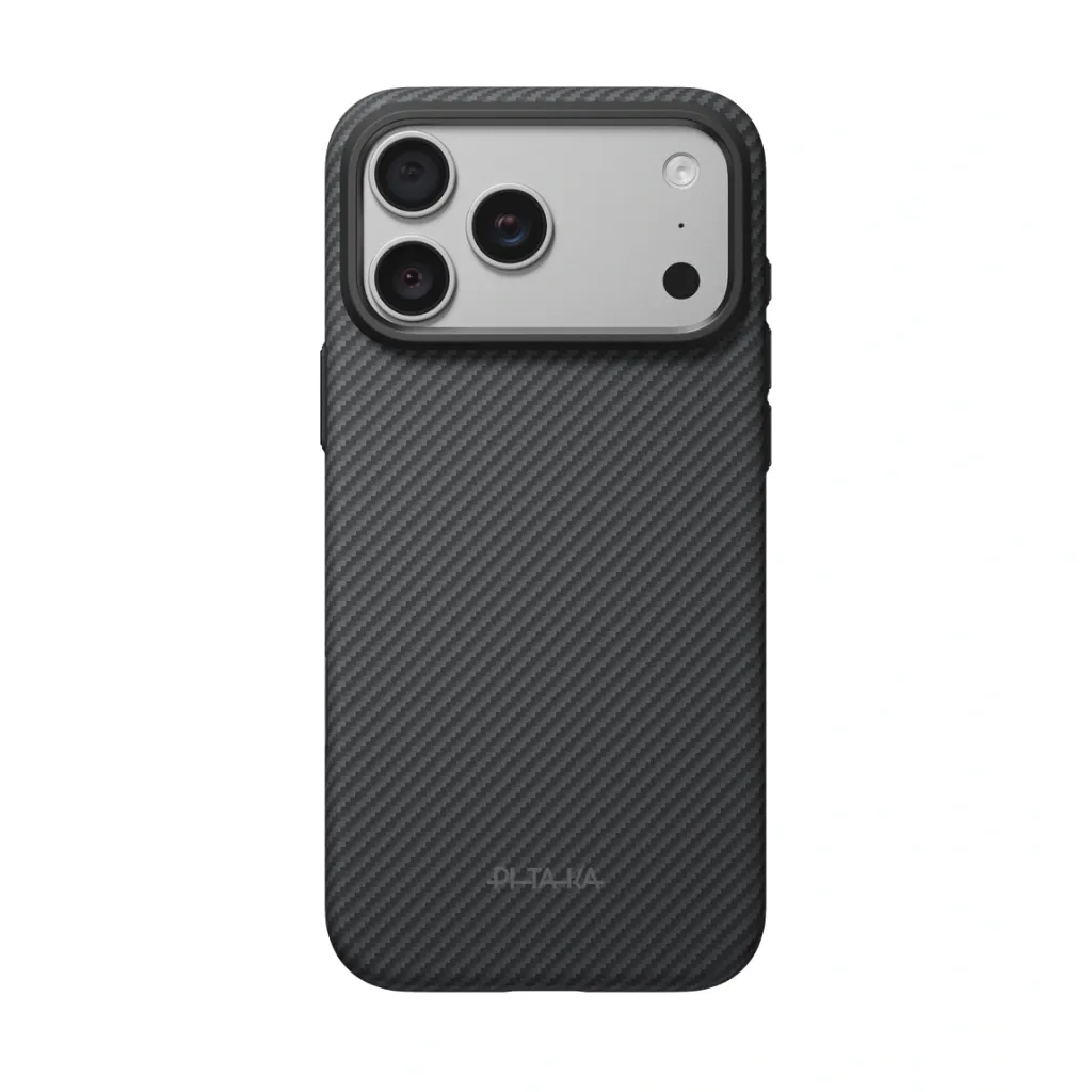 Pitaka Summa Case iPhone 18 Pro Max - 600D Black/Grey (Twill)
