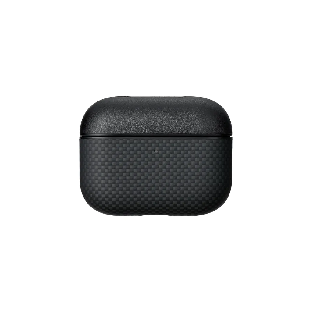 Pitaka Aramid Fiber Magnetic Case for AirPods Pro 3 - Black/Gray