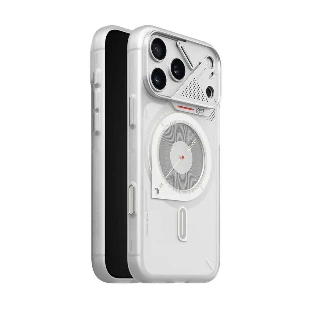 Aulumu A18 Hyper Frosted Case for iPhone 18 Pro Max - Translucent White