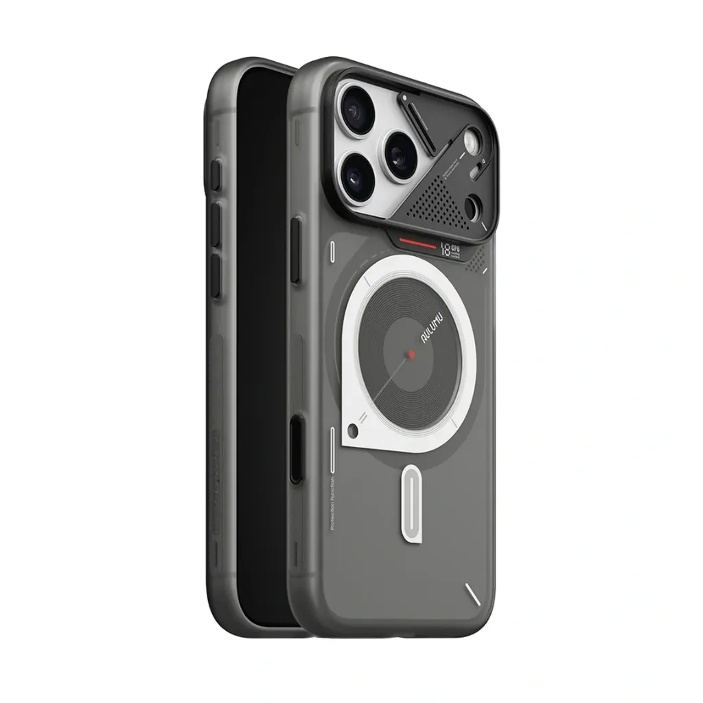 Aulumu A18 Hyper Frosted Case for iPhone 18 Pro Max -Translucent Gray