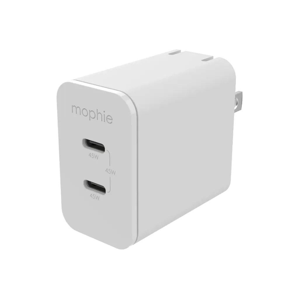 Mophie 45W 2Port GaN Fast Wall Adapter
