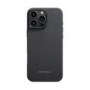 Pitaka Military Grade Protective Case for iPhone 16 Pro Max - Black/Grey
