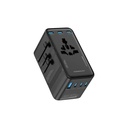 Powerology Spetrova GaN Multi-Port Universal Adapter - Black