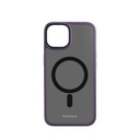 Momax Shock Resistant Hybrid Case for iPhone 14 Pro - Purpel