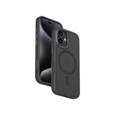 MOMAX CaseFORM Play For iPhone 16 Case Compatible with MagSafe Cover - Black