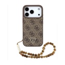 Guess Cover w/ Magsafe Wrist Strap For 17 Pro - Brown