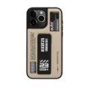 EUTA Mag-Charge Leather Case with Extendable Grip Stand 16 Pro Max - Beige