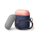 Elago Duo Hang Wireless Chaging Case (Body Jean Indigo , Top-Peach Gray)