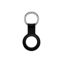 Devia Silicon Secure Holder with Key Ring for AirTag – Black