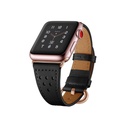 DEVIA correa Slim Leather Apple watch 42/44mm NEGRO