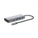 Belkin Connect USB-C 6 in 1 Multiport Adapter - Gray