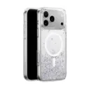 SwitchEasy Starfield 3D Glitter Shockproof Case for iPhone 17 Pro max | MagSafe -Transparent / White Ring