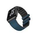 Viva Madrid Ventrux Leather Strap Compatible for Apple Watch 42-44mm - Pacific Blue