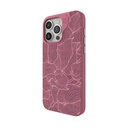 ZAGG - London Snap MagSafe Compatible Case with Stylish Fabric Exterior for Apple iPhone 15 Pro Max - Pink