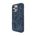 ZAGG - London Snap MagSafe Compatible Case with Stylish Fabric Exterior for Apple iPhone 15 Pro Max - Blue