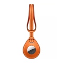 WIWU CALFSKIN BAG CHARM FOR AIRTAG - ORANGE
