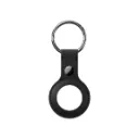 SwitchEasy Wrap for AirTag Leather Key Ring - Black