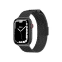 SwitchEasy Mesh Stainless Steel Apple Watch Loop -44/45/46/49mm -Black