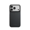 Pitaka Edge Case For iPhone 18 Pro - 600D Black/Grey (Twill)(PitaTap)