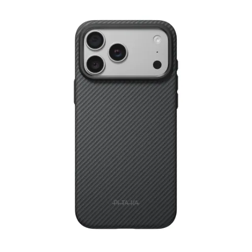 Pitaka Summa Case iPhone 18 Pro Max - 600D Black/Grey (Twill)
