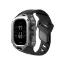Aulumu A01 case with Titanium Cover+Black Band