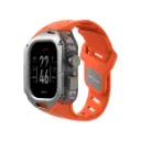 Aulumu A01 case with Titanium Cover+Orange Band